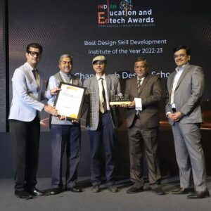 Chandigarh Design School bags Best Design Skill Institute of the Year Award at Indian Education and Edtech Awards