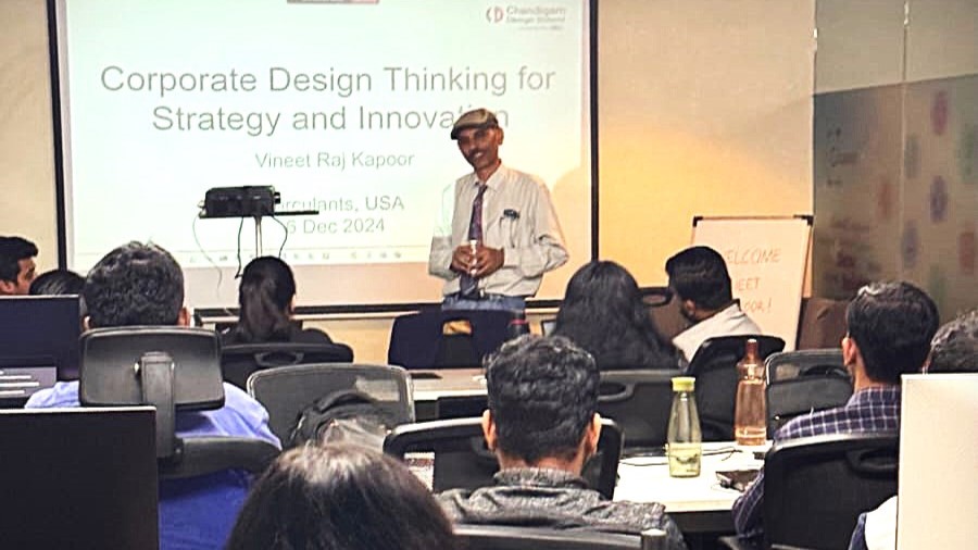 Chandigarh Design School Conducts Corporate Design Thinking Workshop for Circulants USA
