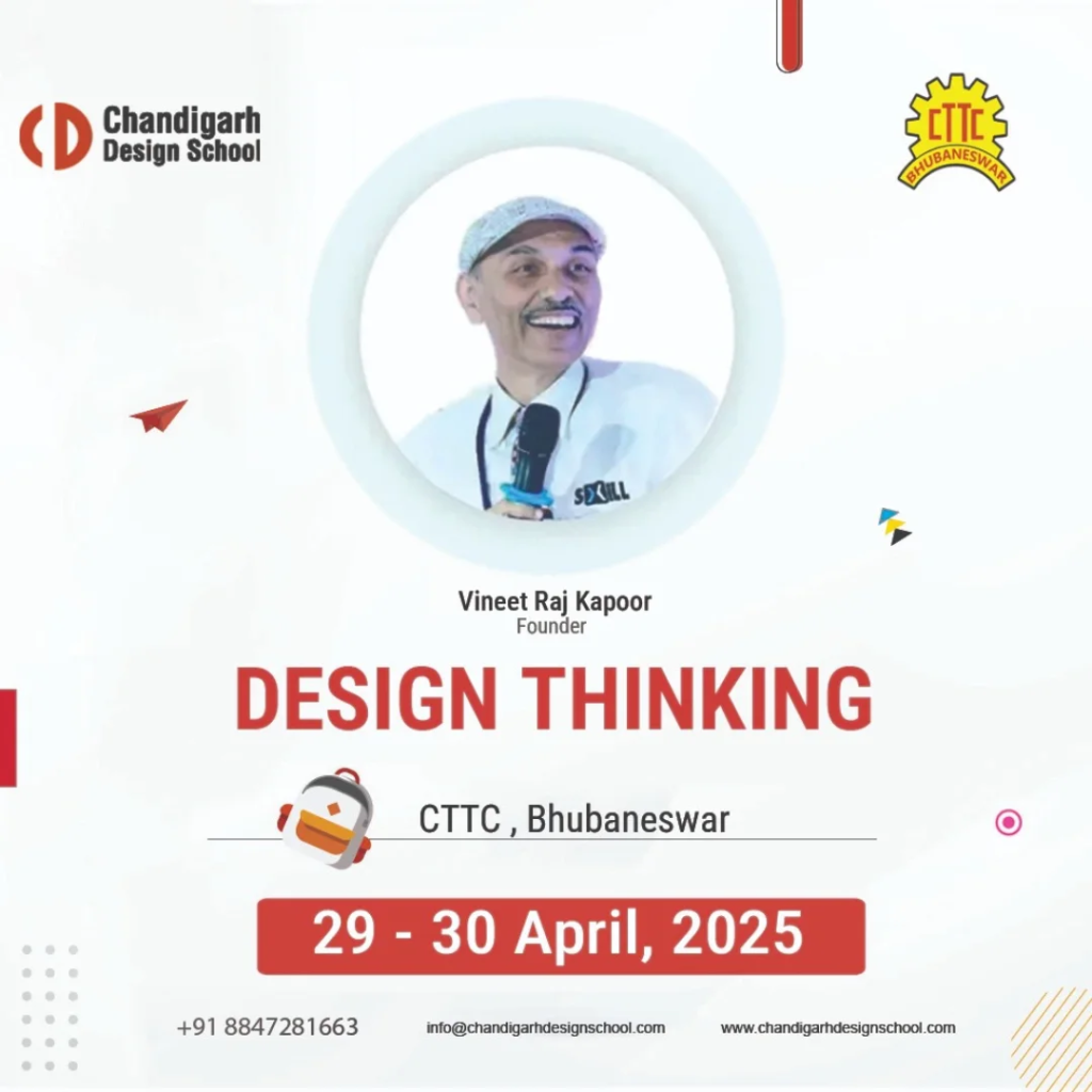 CDS Founder Vineet Raj Kapoor Conducts Design Thinking Workshop at CTTC Bhubaneswar