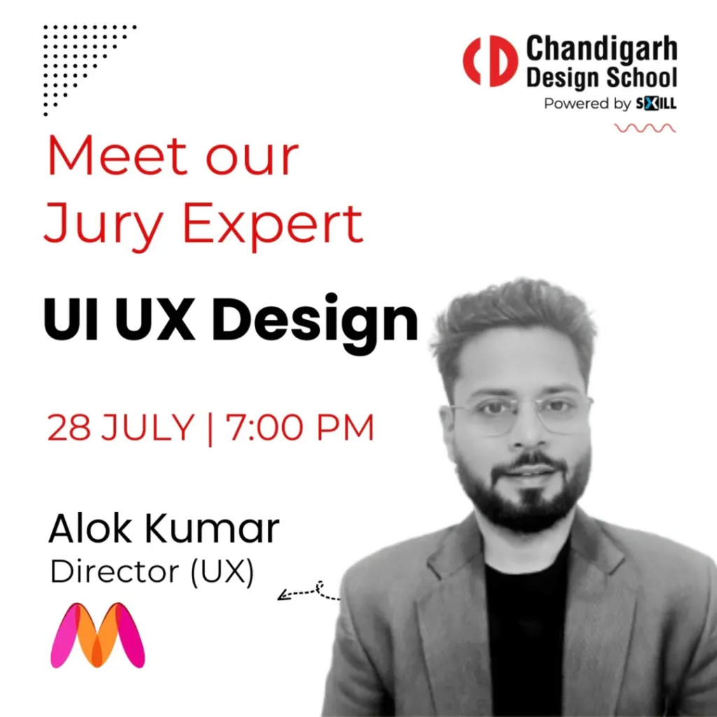 Alok Kumar, Myntra UX Director, Joins Chandigarh Design School UI/UX Cohort Jury
