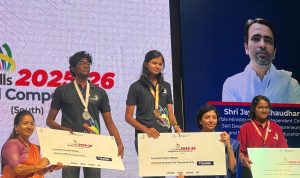 Chandigarh Design School achieved a 100% Selection Success Rate at IndiaSkills South Regionals